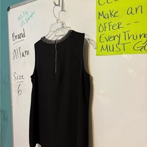 Alfani Black Embellished Tank Top